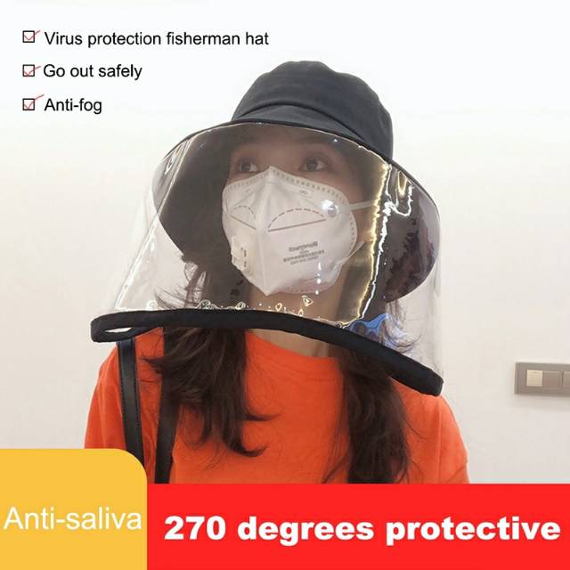 BLOCKING VIRUS PROTECTION HAT TOPI PELINDUNG VIRUS ANTI FOG UNISEX