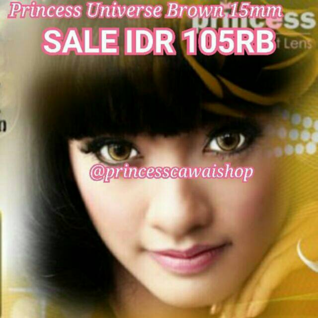 

Softlens princess universe brown 15mm
