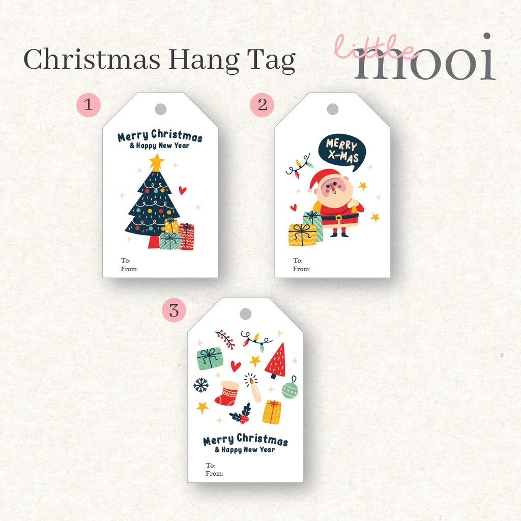 CHRISTMAS HANG TAG/ HANG TAG NATAL/ HANG TAG (MC05)