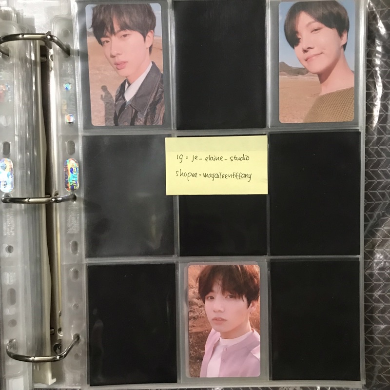 BTS Love yourself Tear Y version Jin J-hope Jungkook Photocard | tolong baca deskripsi
