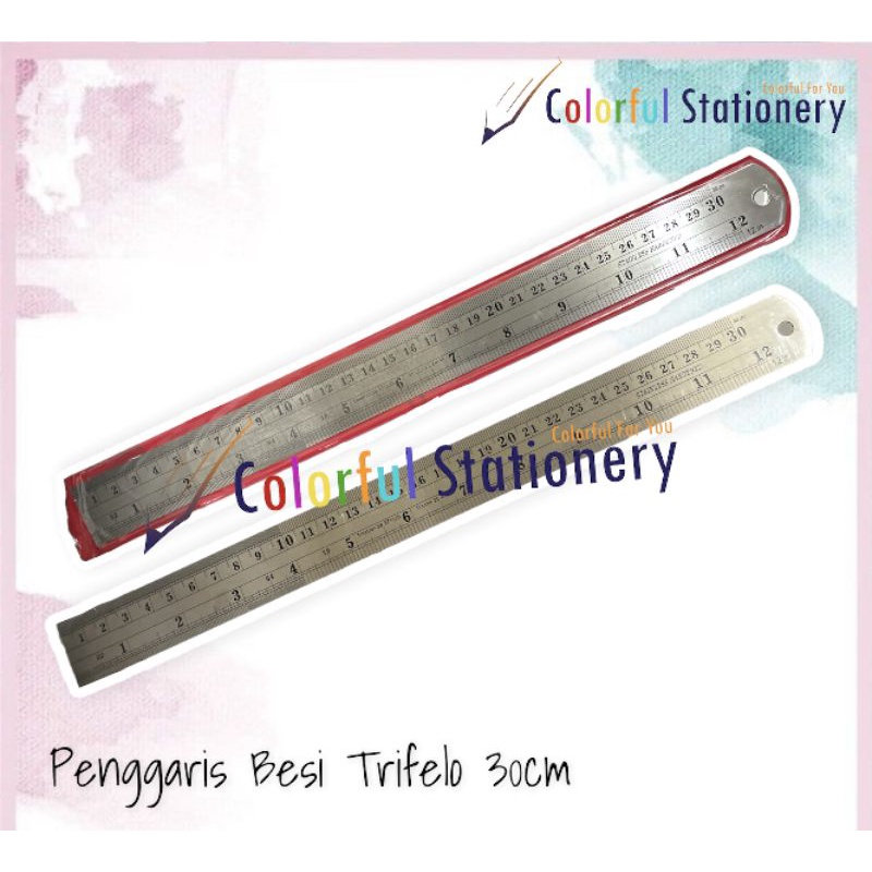 

Penggaris / Mistar Besi Trifelo 30 cm