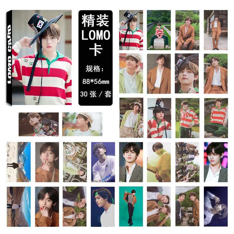 BLSM BTS kartu lomo card set 30 pcs love yourself summer bangtan boys kpop bt21