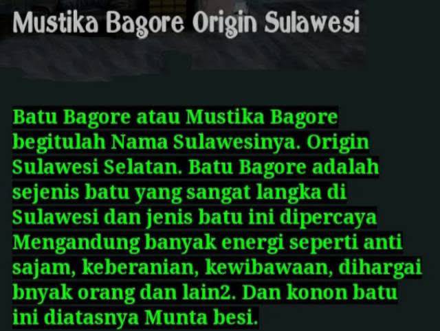 Batu buah fosil bagore aktif