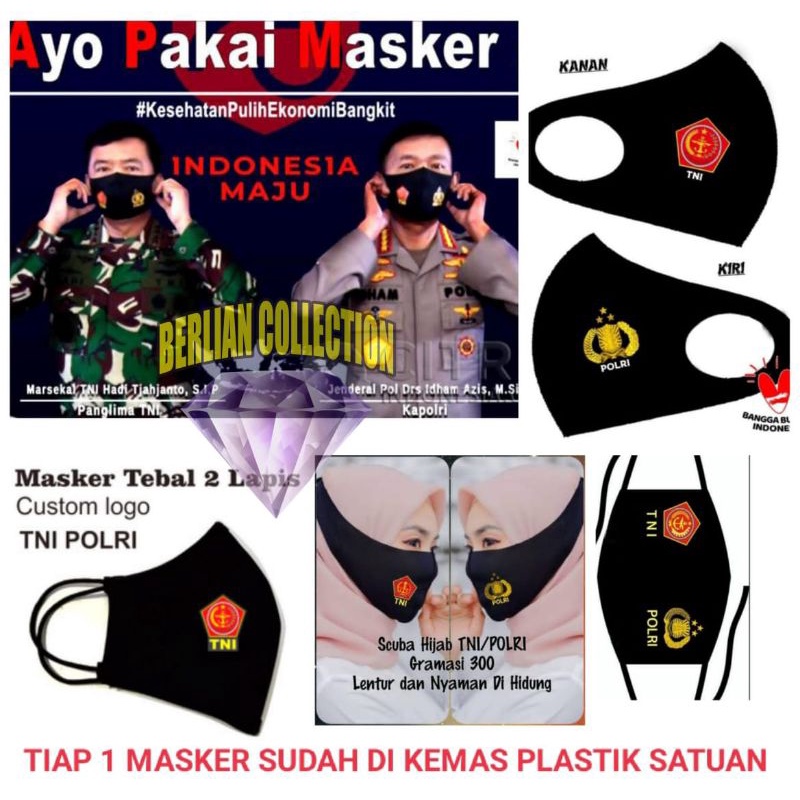 masker TNI-POLRI