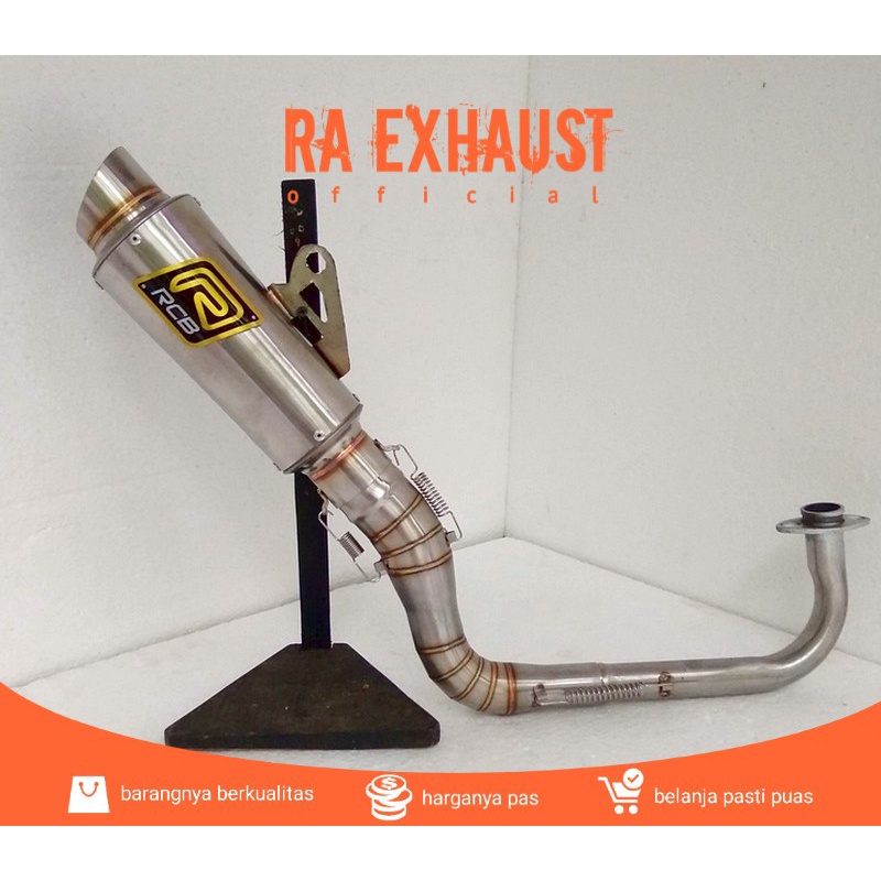 Knalpot Racing RCB Mio Sporty/Mio  M3/Mio J/Mio Soul/Mio Smile/Mio GT/Mio Soul Karbu/Beat Karbu/Beat