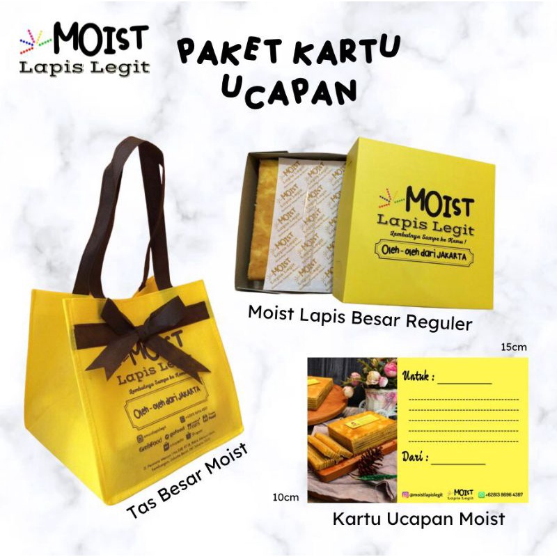 

Moist Lapis Besar Paket Kartu Ucapan