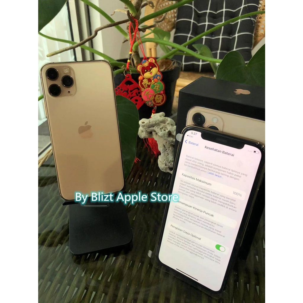 iPhone 11Pro 256GB All Sim  Silent original Second Mulus100% Like New 3utools All Green (Garansi 1 Bulan )