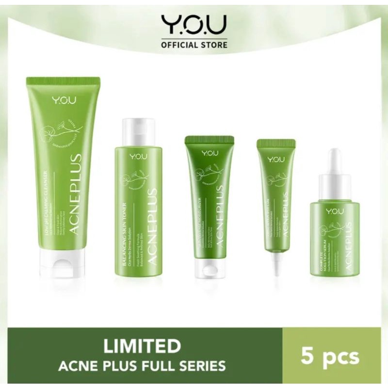 YOU Acne Plus Series Paket Lengkap /Atasi Jerawat /Beruntusan