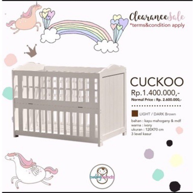 baby crib / tempat tidur bayi