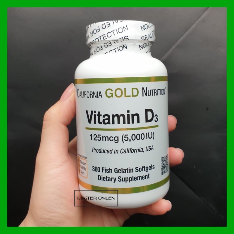 vitamin d3 5000iu isi 360 california gold nutrition cgn