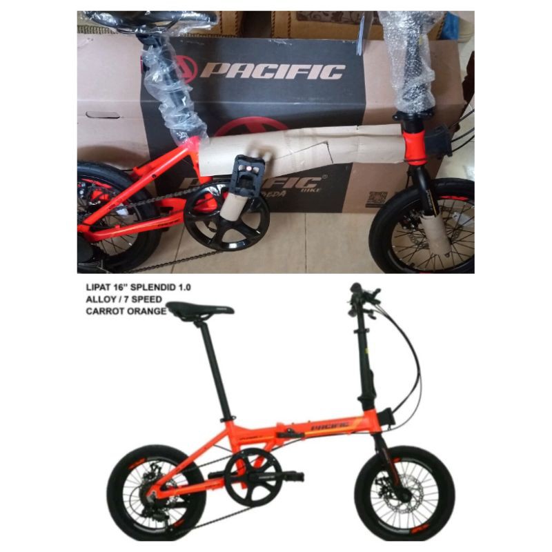 sepeda lipat Pasific splendid 1.0, baru 100%