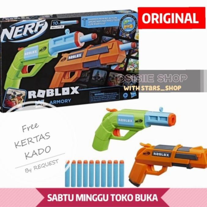 Nerf Roblox Jailbreak Armory Dual Blaster Original / Mainan Tembakan