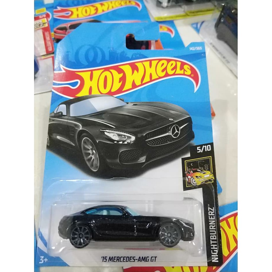 C0090-HOT WHEELS / HOTWHEELS-'15 MERCEDES-AMG GT-HITAM