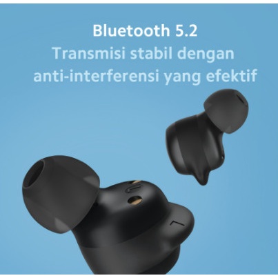 Redmi Buds 3 Lite Earphone Bluetooth IP54 tahan air - Black