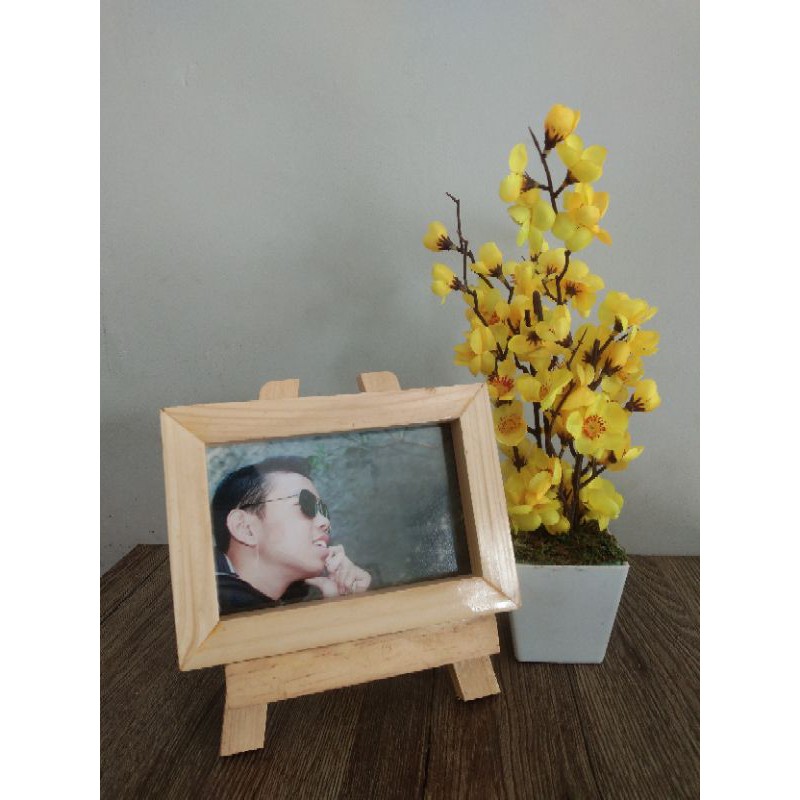 bingkai foto/pigura foto/frame foto ukuran 10x15 (4R) kayu