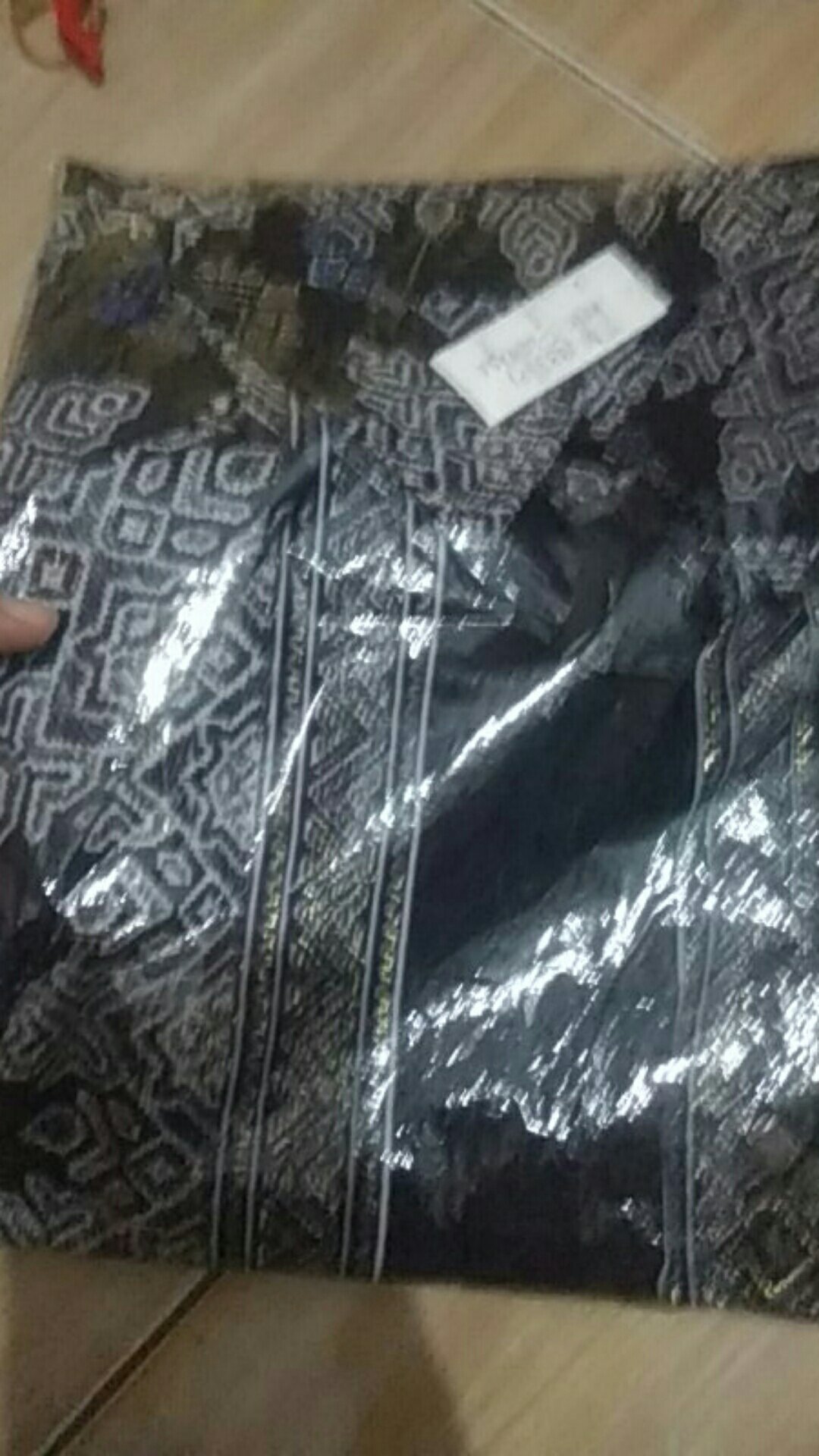 Dlshop Kemeja Batik Toraja Prada Foil Premium Model Klep Intip Tgn Pjg(real Pict)