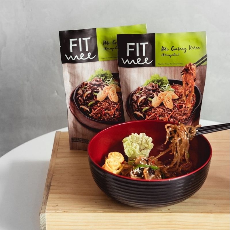 Fitmee Fit Mie Mi Shirataki Shiratake Sirataki Konnyaku Instant Noodle Halal Ayam Bawang Goreng Korea Carbonara Soto Diet