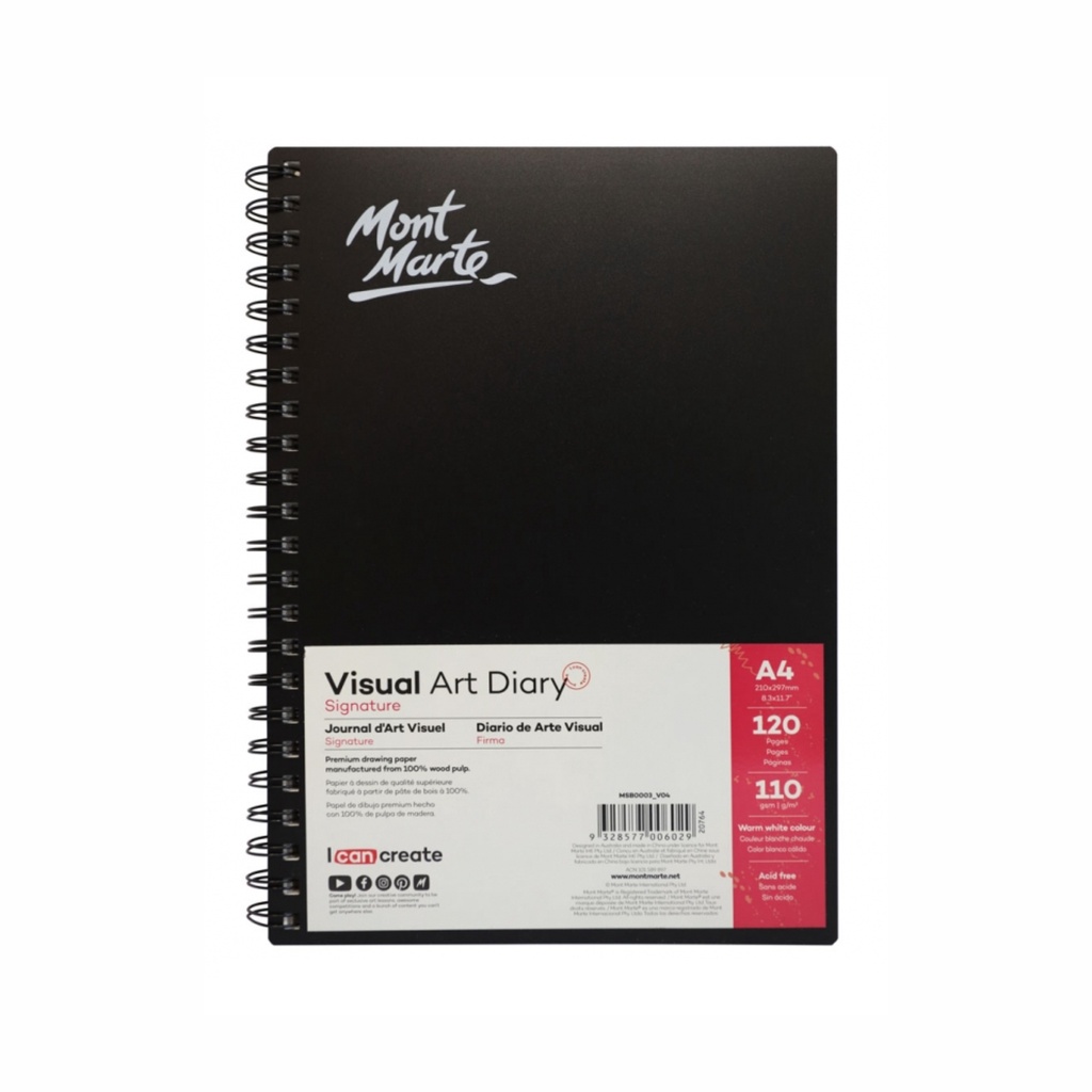 

MM Visual Art Diary A4 120page TYPE MSB0003