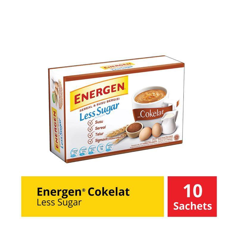 

PROMO ENERGEN COKLAT LESS SUGAR10 SACHET @20 GR TERMURAH