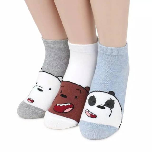 Original Kaos Kaki We Bare Bears Dewasa