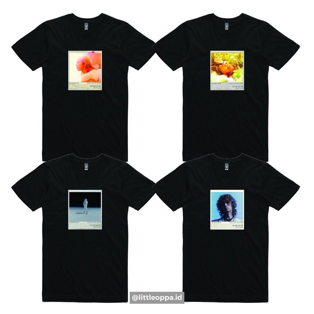 BAJU KAOS KPOP BB STILL LIFE INDIVIDUAL POSTER MEMBER T-SHIRT G-DRAGON TOP TAEYANG DAESUNG