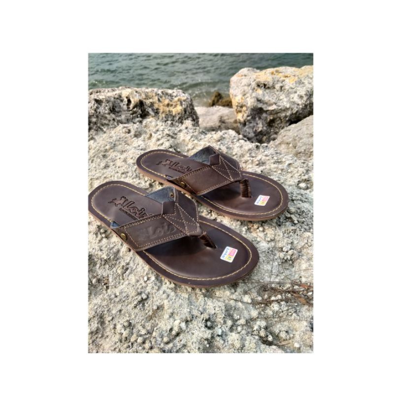 sandal jepit peria / sandal kulit / sandal lois / sandal pria