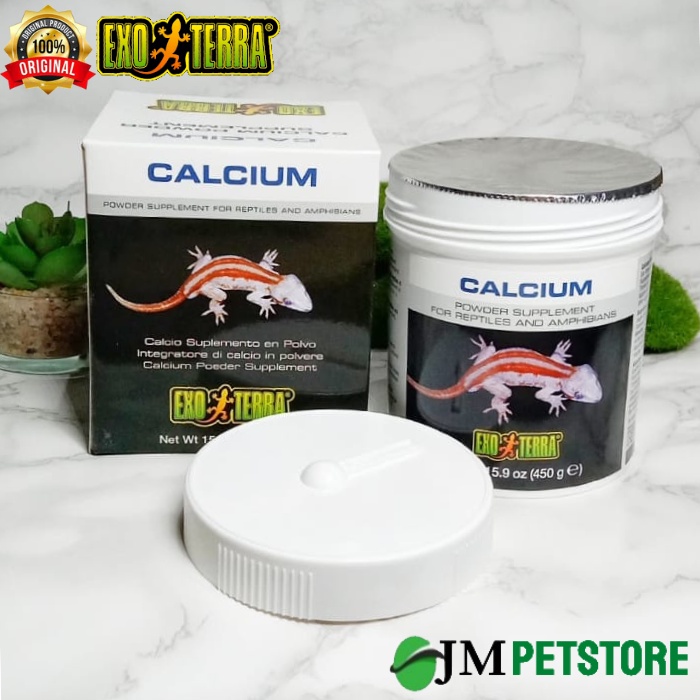 Jual Exoterra Calcium Powder 450gr Kalsium Reptil Amphibi Torto Kura