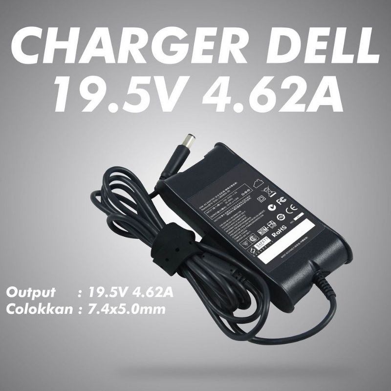 ADAPTOR CHARGER DELL 19.5V 4.62A