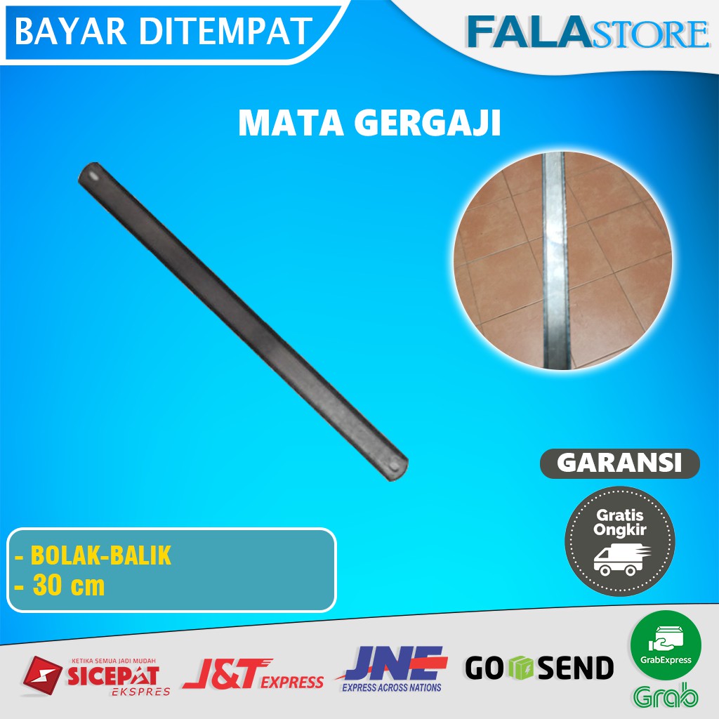 Mata Gergaji Besi Pisau Double Dobel Bolak Balik Hack Saw Blade 12 Inch Berkualitas