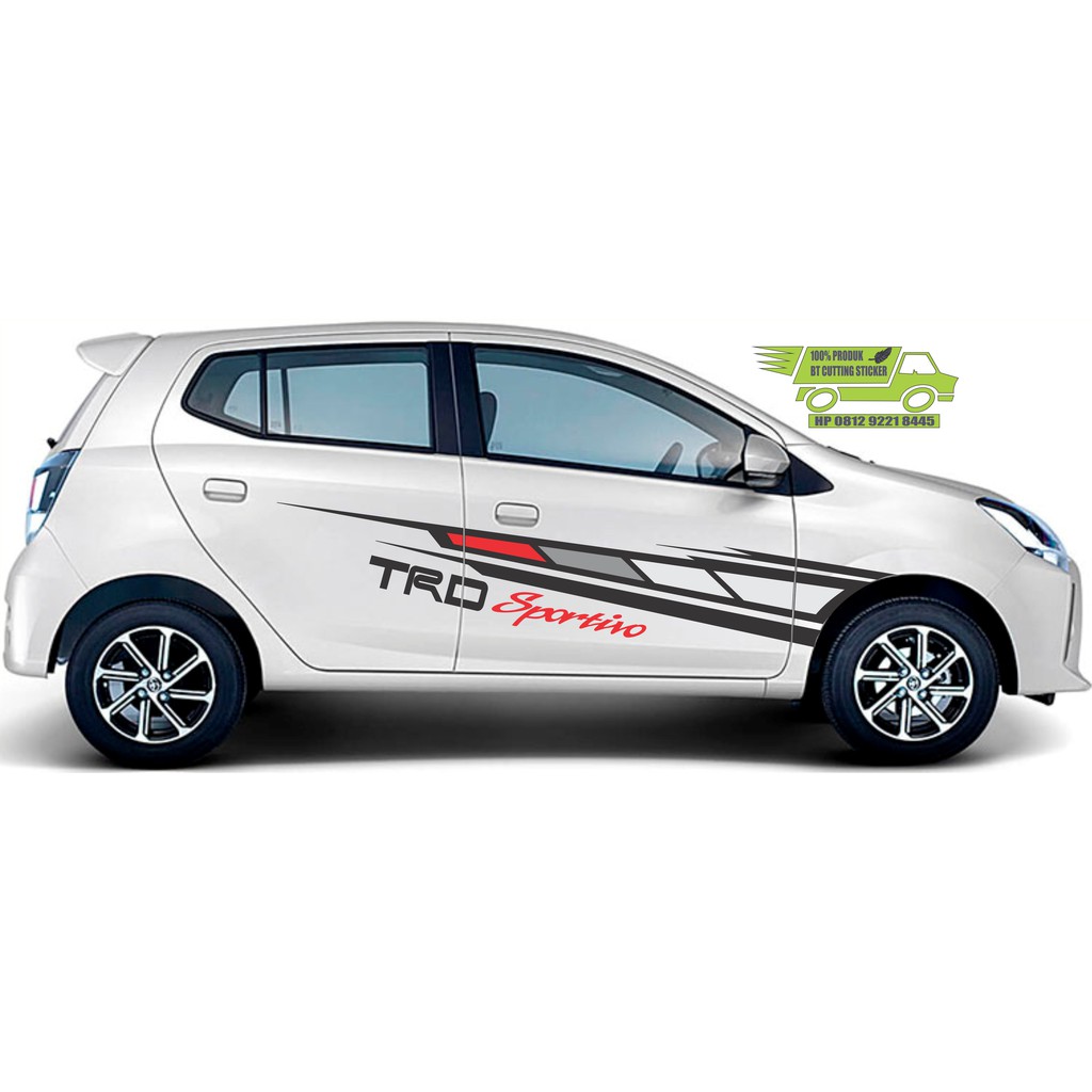 stiker mobil toyota agya 2021 / stiker mobil agya ayla / stiker mobil toyota agya