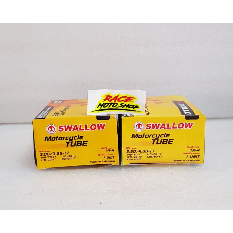 BAN DALAM SWALLOW SUPERMOTO 17/17 KLX DAN CRF
