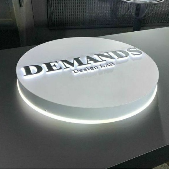 CUSTOM NEON BOX M | papan plang toko advertising