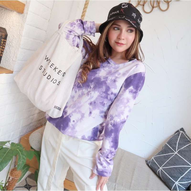 KAOS TIE DYE LENGAN PANJANG KATUN PREMIUM / KAOS TIE DYE LENGAN PANJANG / KAOS TIE DYE