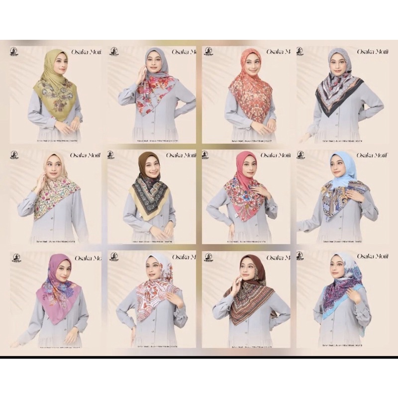 Jilbab Seragam Voal Motif Jahit Tepi / HIJAB UMAMA MOTIF VOAL BISA SERAGAMAN