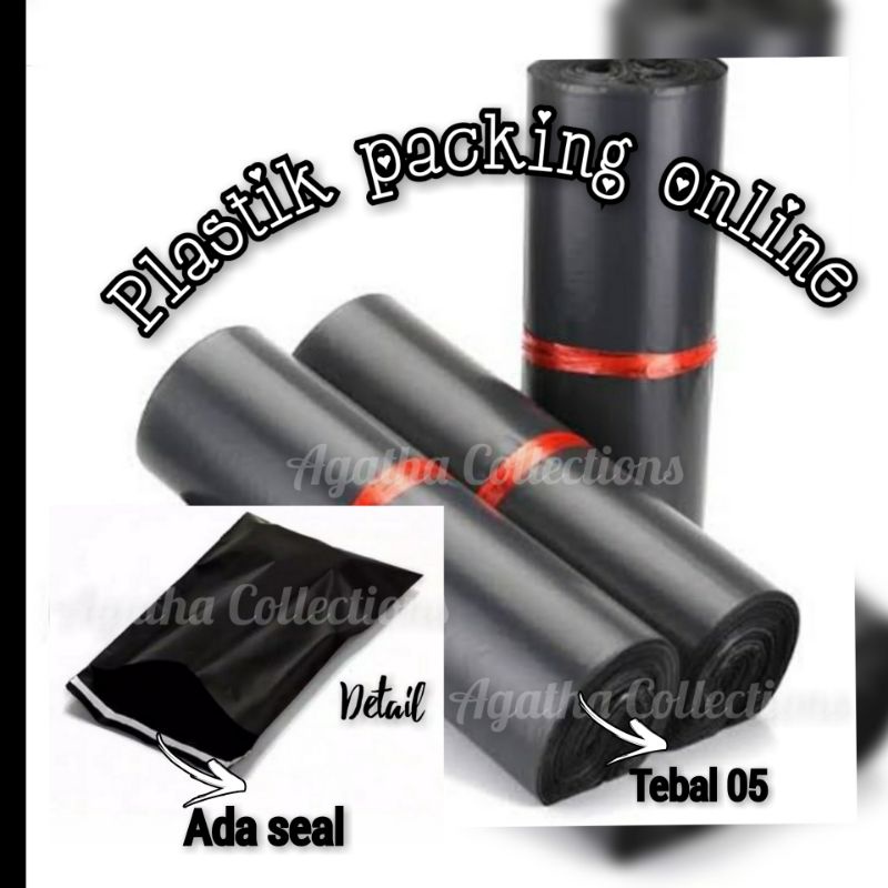 plastik packing online shop/ plastik polimer polymailer per pak tebal ukuran  17×30