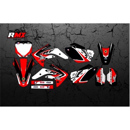 DECAL CRF 150 R FULLBODY (006) DEKAL STIKER CRF 150 LAMA HITAM MERAH, KUNING, HIJAU, BIRU TUA/MUDA, 