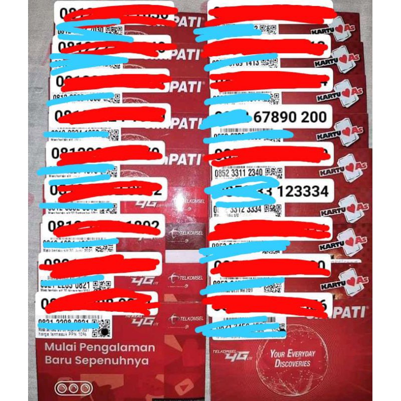 No Cantik Simpati
