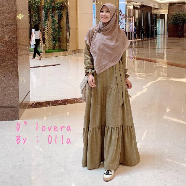 SIAP KIRIM RENATA DRESS ORI by DLOVERA