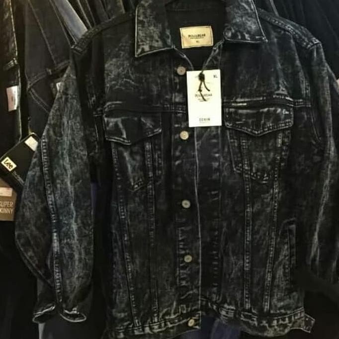 jaket jeans pull and bear