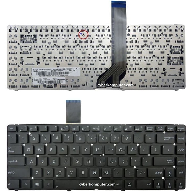 Keyboard Asus A45 A45A A45DE A45DR A45N A45V A45VD A45VJ A45VM