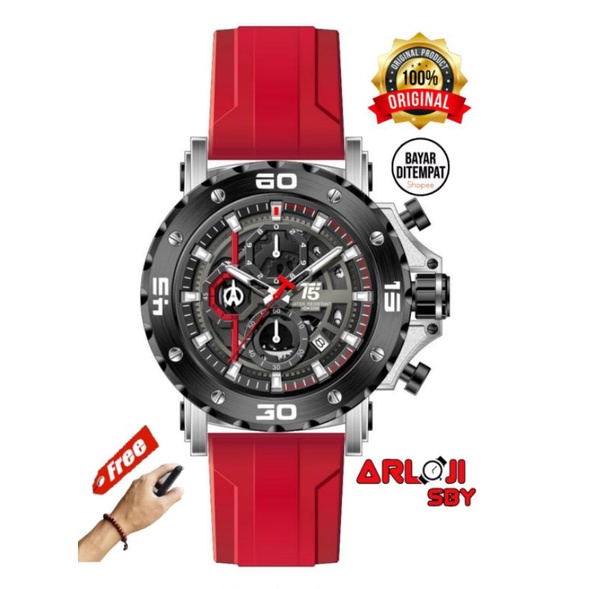 JAM TANGAN PRIA T5 H 3914 ORIGINAL TAHAN AIR FREE BOX PAPPER BAG CHRONO TANGGAL AKTIF || T5 H3914