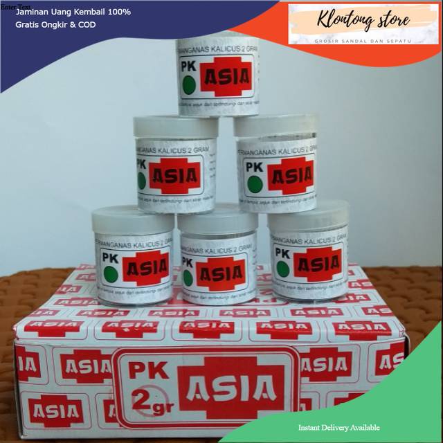 PK serbuk permanganas peka 2 GR 1 BOX