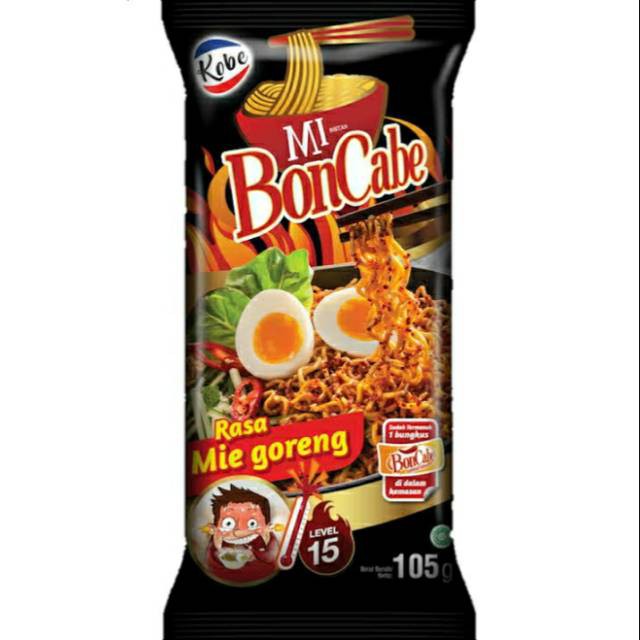 Paket 10 dus Mie Goreng Bon Cabe 105 gram