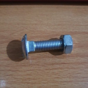 M8x30 Baut Mur Cb / Payung Carriage Bolt 8x30