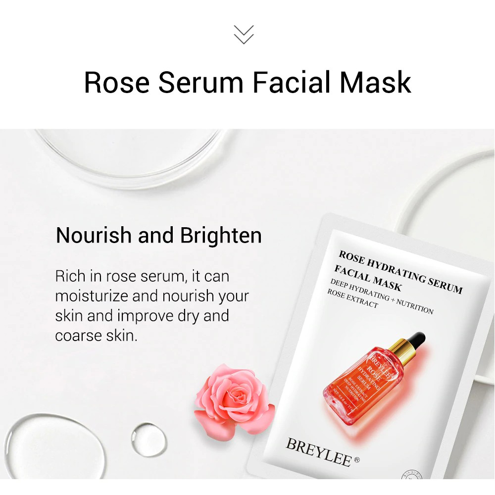 [BPOM] BREYLEE Serum Masker Vitamin C / Hyaluronic Acid / Rose Hydrating / Retinol Lifting Serum