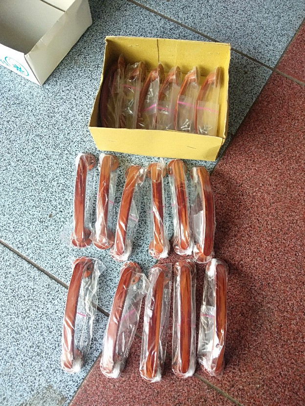 Handle Gagang Tarikan Kunci Pintu 12 Cm Alumunium Nium Laci Lemari Kicenset Etalase Bulan Cet Powder