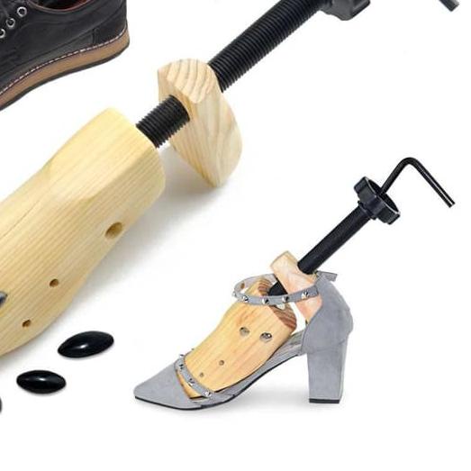 ➵ Alat Pembesar Expander Sepatu Bahan Kayu untuk Pria Wanita Shoes Stretcher Expander ✼