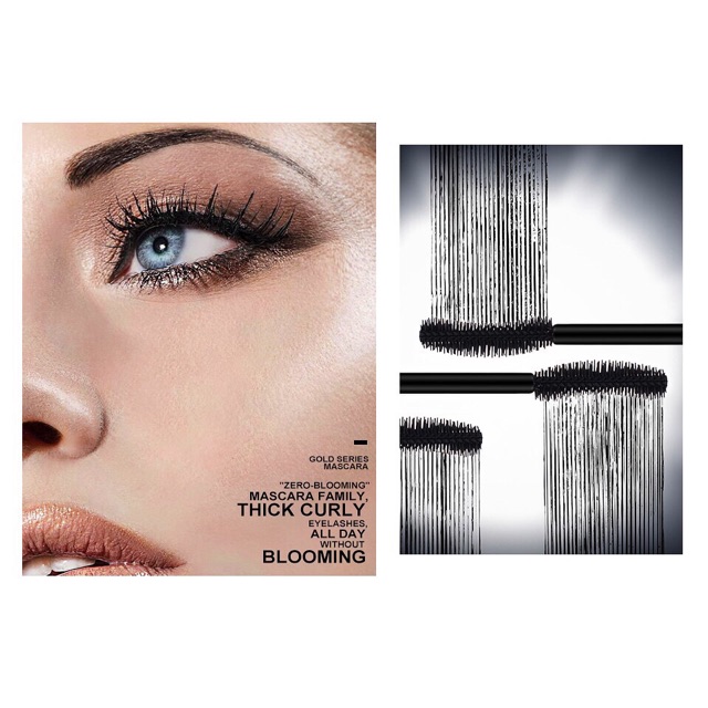 O.TWO.O Gold Mascara Waterproof Long Lasting Curling Eyelash