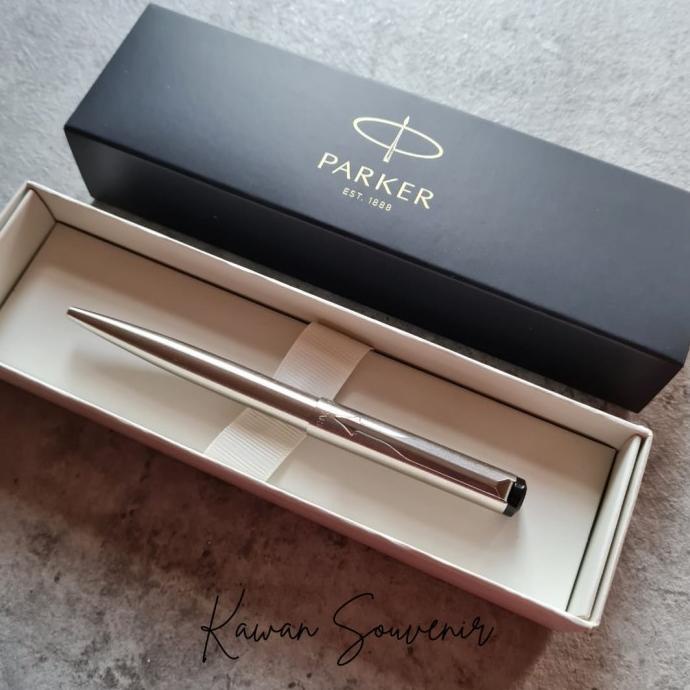 

Pulpen Parker Original Vector Stainless Steel CT (Klip Silver) BP