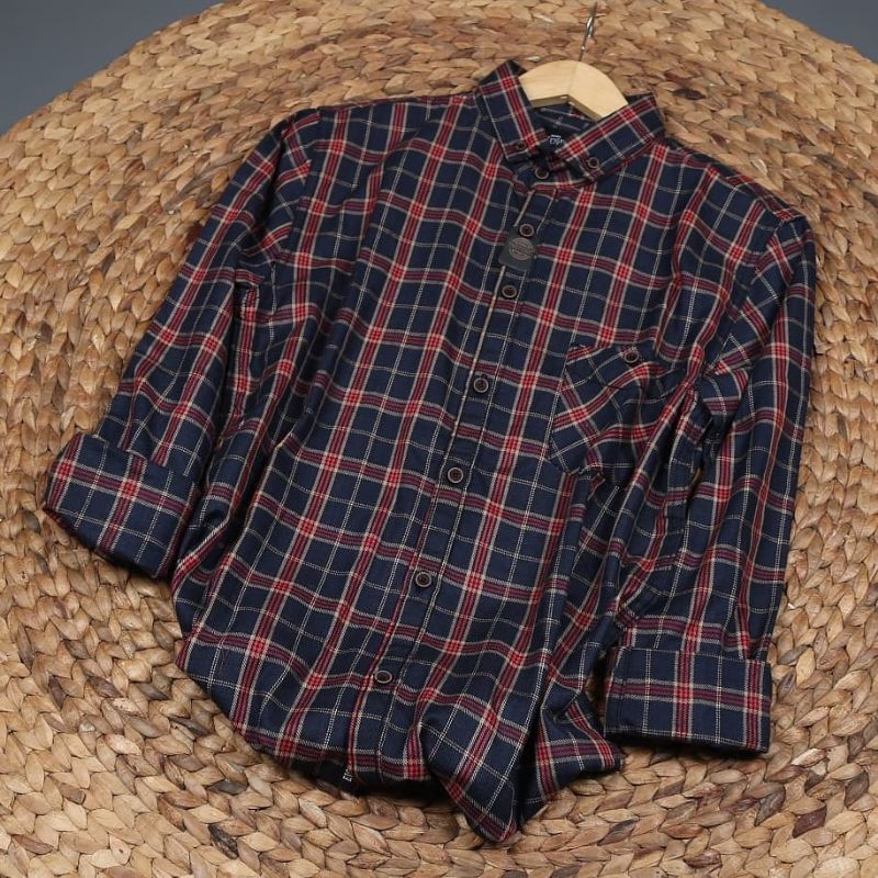 KEMEJA FLANEL PRIA LENGAN PANJANG RAFTEL